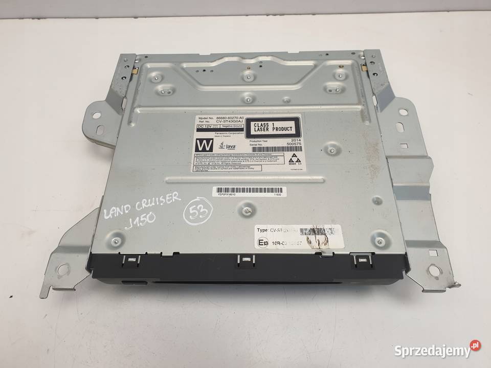 Toyota Land Cruiser J150 150 EKRAN WYŚWIETLACZ Chełm