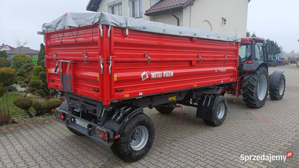 Przyczepa Metal Fach T7102 prawie nowa 2023 8 Radom
