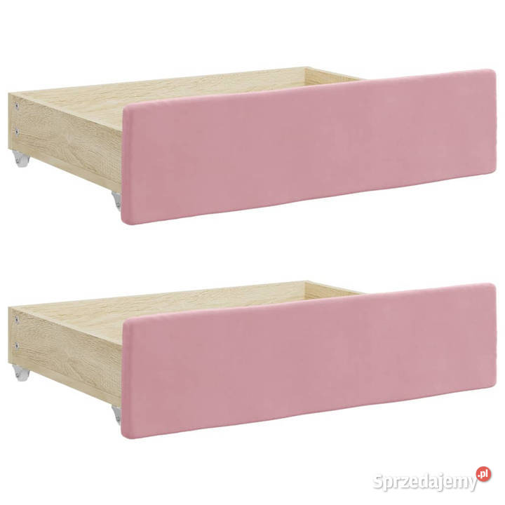 Szuflady pod łóżko 2 różowe WM833919 Warszawa