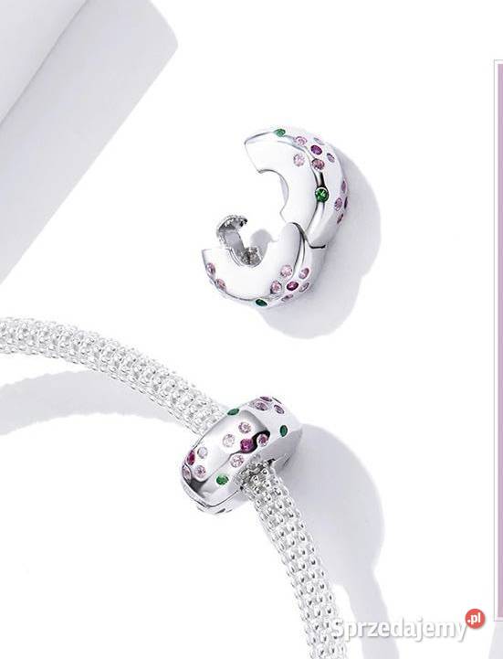 Pandora Charm koralik klips kwiatki cyronie Warszawa