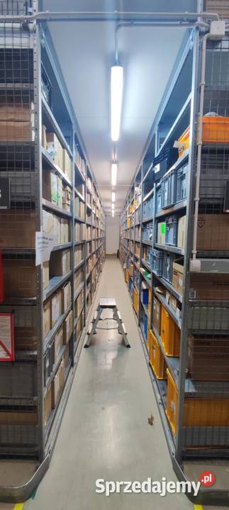 Regały półkowe w zabodowie wielopoziomowej Mielec