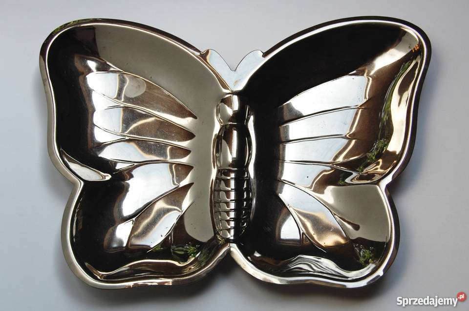 Patera motyl stal lata 80 Niemcy vintage design Lublin