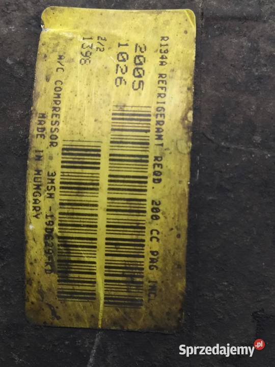 SPRĘŻARKA KLIMATYZACJI 3M5H19D629KD 16 TDCI Ford Kompresory klimatyzacji