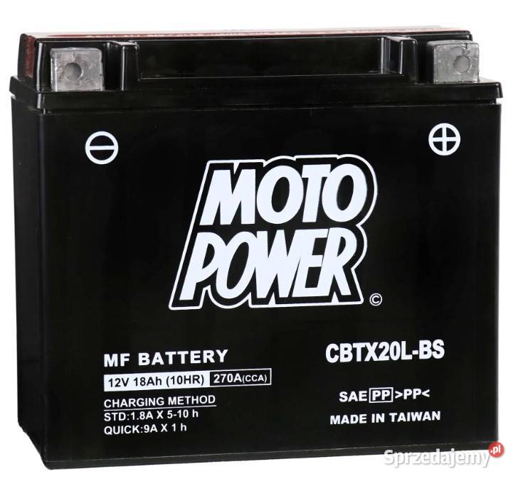 Akumulator motocyklowy MotoPower CBTX20LBS Wałbrzych