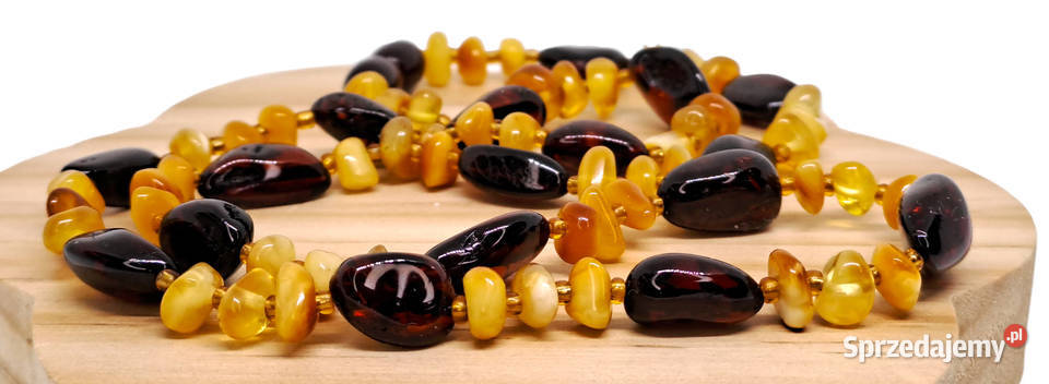 Korale z bursztynu BURSZTYN bałtycki mix Warszawa