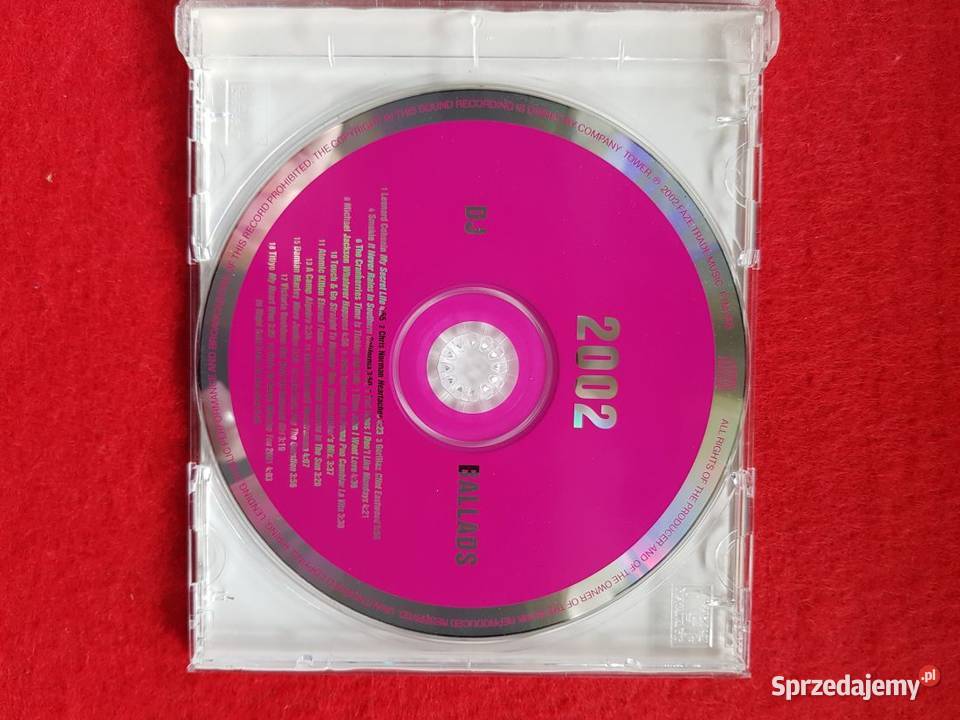 Dj ballads 2002 vinyage płyta cd unikat