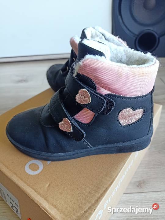 Buty trzewiki dziewczęce ocieplane Wojtyłko 27 17cm Trzewiki i półbuty mazowieckie Płock