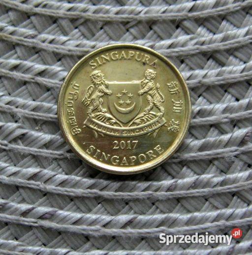 Singapur 5 Cent 2017r Numizmatyka
