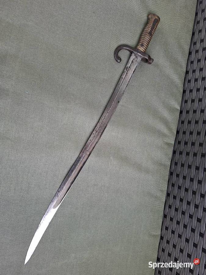 Bagnet Chassepot francuski wz 1866 Jatagan świętokrzyskie Kielce