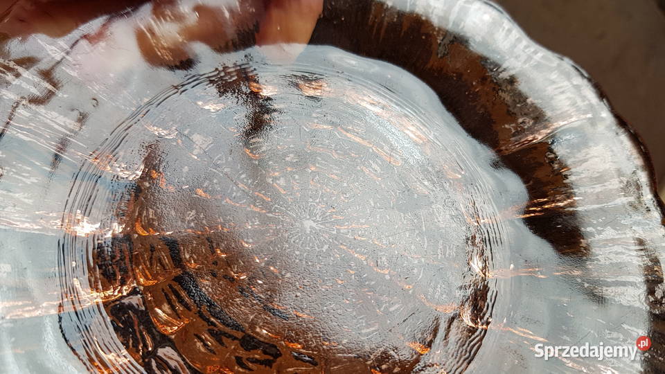Talerzyk Cora 2 ok 175 Ząbkowice kolorowe szkło śląskie Dąbrowa Górnicza