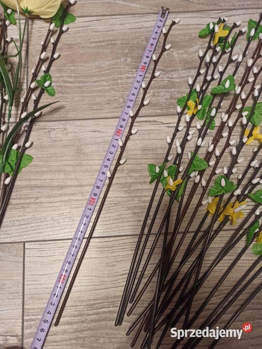 Sztuczne gałązki bazi i żonkile bazie żonkil mazowieckie Warszawa