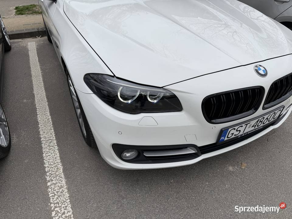 BMW Seria 5 520d 2013r disel białe diesel śląskie Tychy