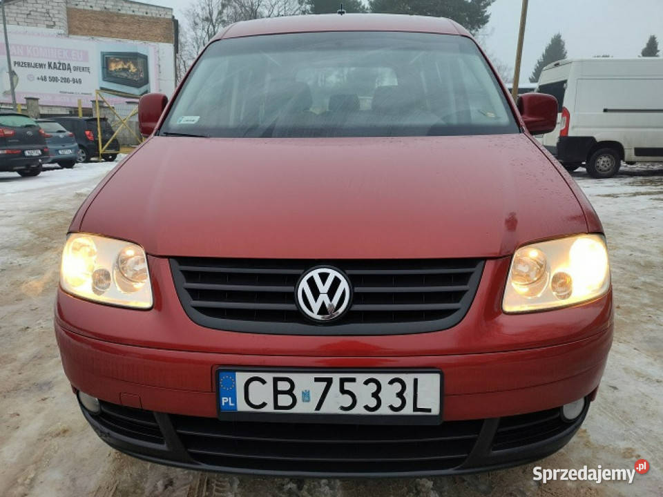 Volkswagen Caddy Life Osobowy Klimatyzacja 2 kpl garażowany Caddy Bydgoszcz