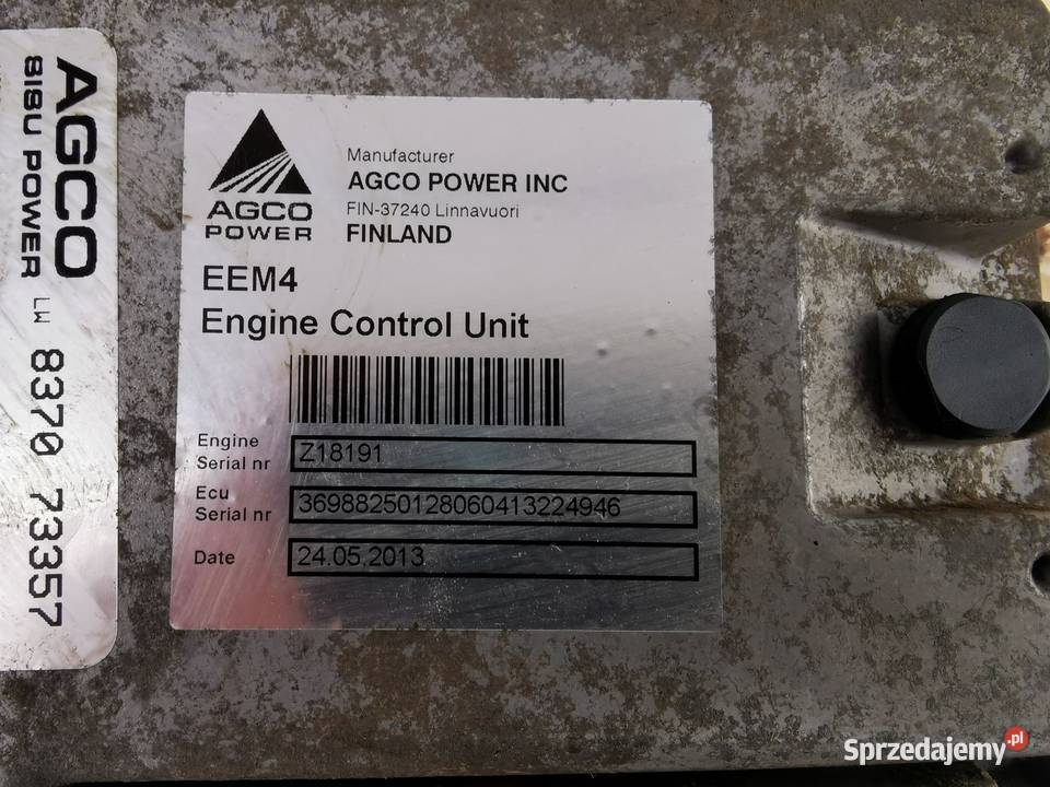 ECU 837073357 Sisu Power Pozostałe Wilkowo sprzedam