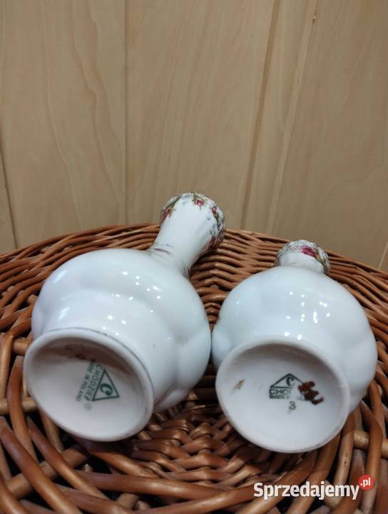 Zestaw wazonów porcelanowych Chodzież wielokolorowy sprzedam
