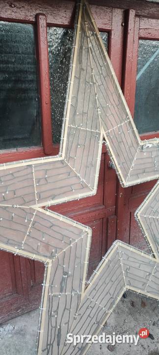 Gwiazda dekoracja ogród dom przedstawienie Kraków