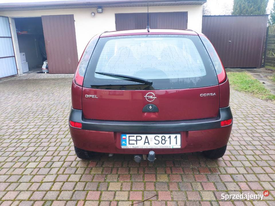 Opel Corsa C 10 salon polska pierwszy właściciel poduszka powietrzna łódzkie Pabianice