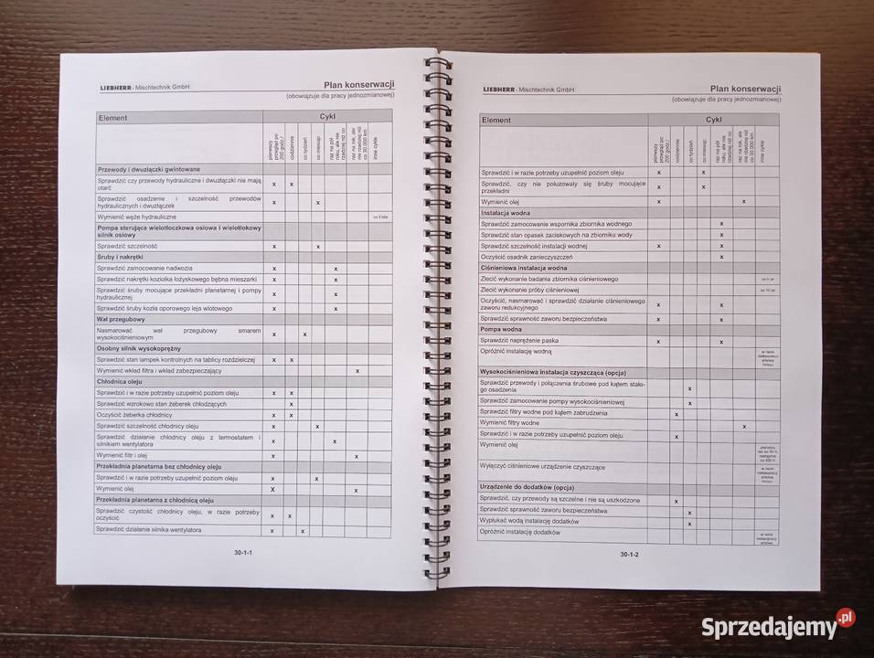 Instrukcja obsługi betonomieszarka gruszka Koszalin sprzedam