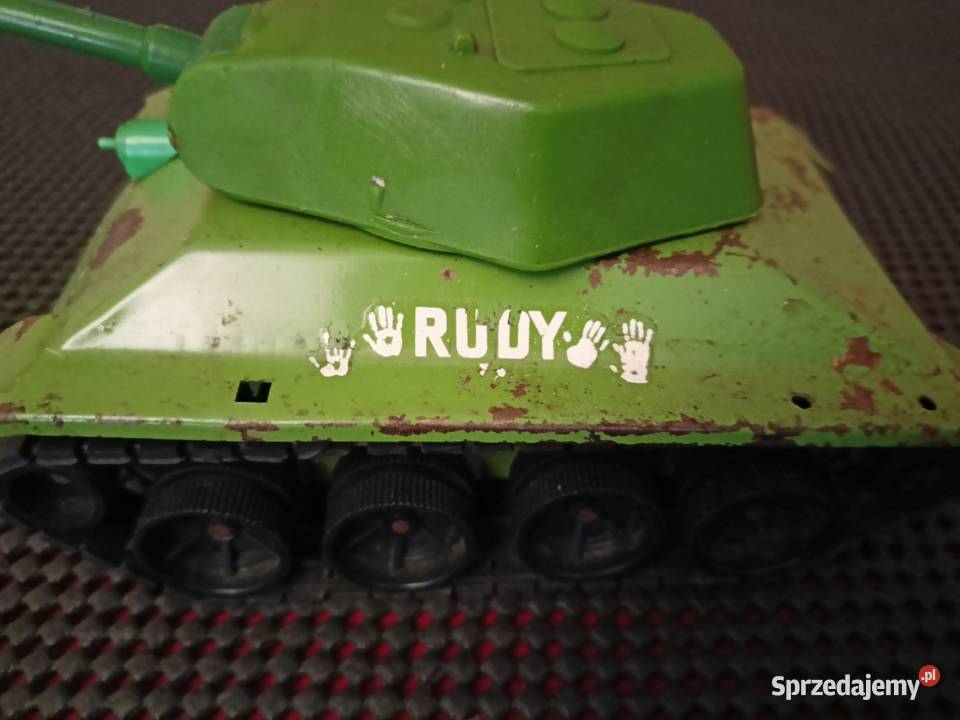 Zabawka PRL czołg Rudy 102 Rzeszów