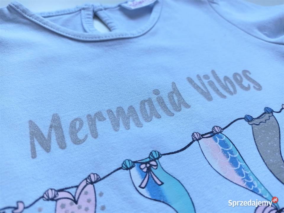 Pastelowa bluzka syrenki So Cute 86 Rozmiar 86