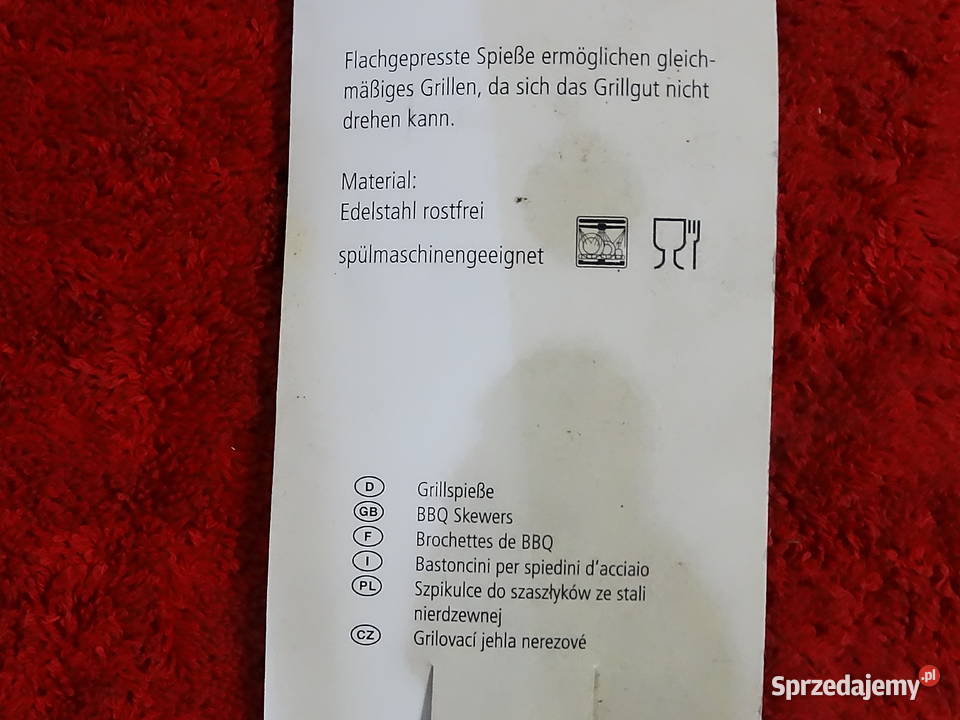 NOWE Szpikulce do Szaszłyków Wenco Stal sprzedam