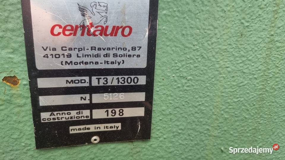 Hydrauliczna tokarka kopiująca CENTAURO T31300 Karsin sprzedam