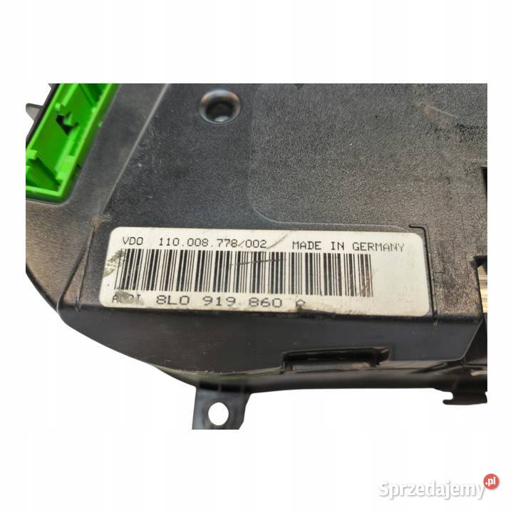 LICZNIK ZEGARY 8L0919860A Audi A3 8L 16 8V 18 Chełm sprzedam