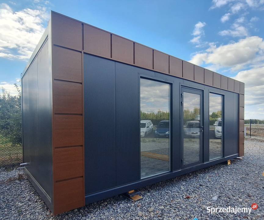 Pawilon kontener z płyty warstwowej PIR śląskie