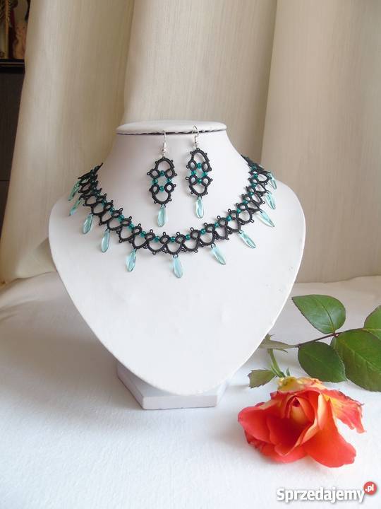 Biżuteria Frywolitkowa sprzedam