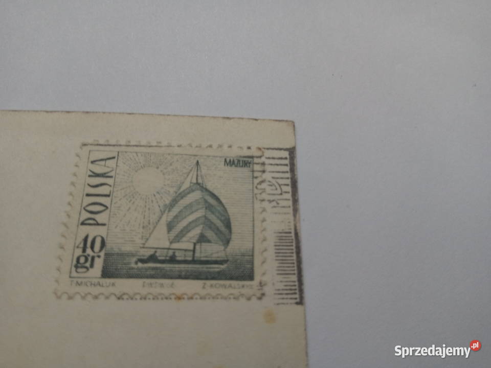 Pocztówka Wrocław lata 70te PRLu Znaczek Dąbrowa Górnicza