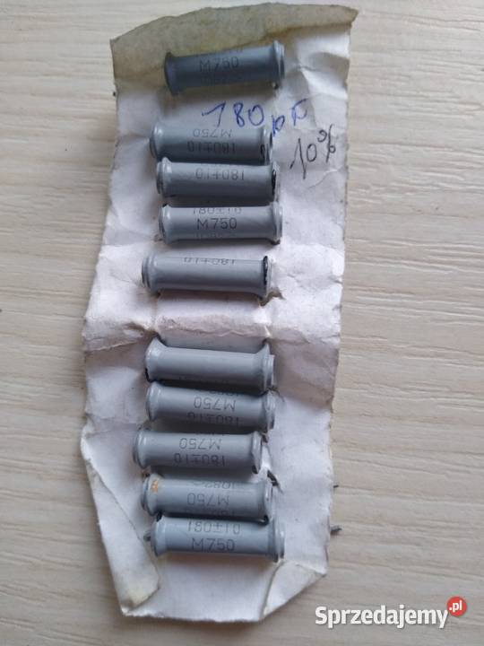 Kondensator KCR 180pF ceramiczny kpl8 mazowieckie Prostyń
