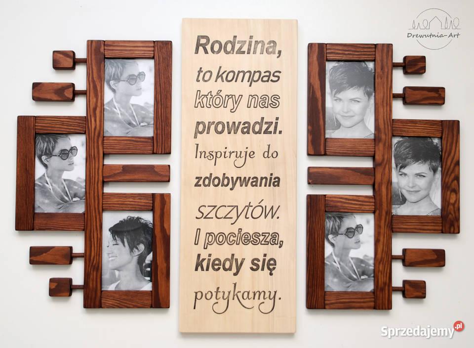 Galeria Multirama z drewna Ramka na zdjęcia FOTO Katowice