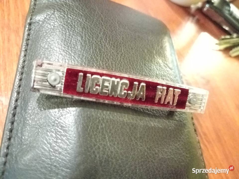 Licencja fiat emblemat fiat 125p Emblematy podkarpackie Stalowa Wola