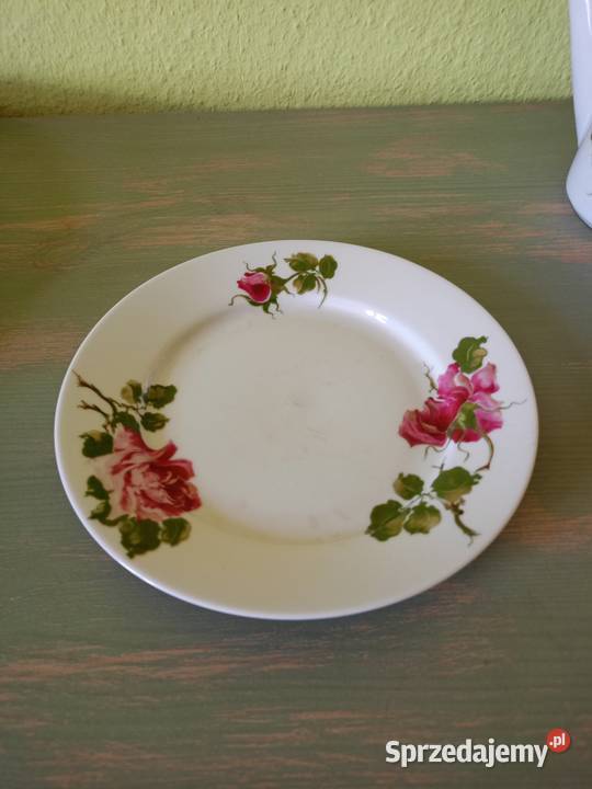 Porcelana Włocławek Komplet deserowy dzbanek do Łódź