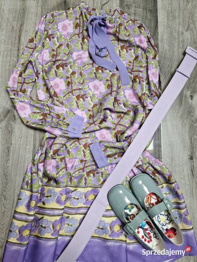 Sukienka Wu side Pasek Uni Xs S M L XL 2Xl Żywiec