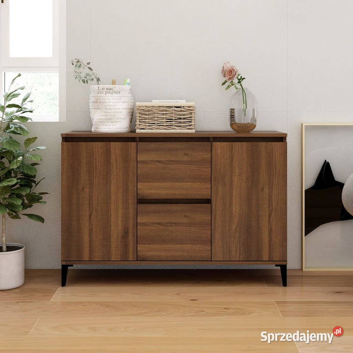 Szafka brązowy dąb 104x35x70 WM815167 Warszawa