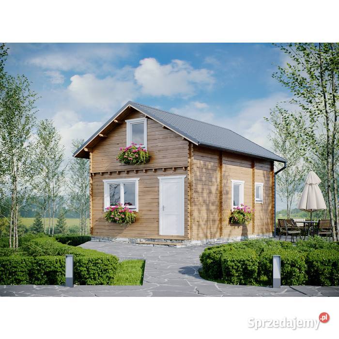 Drewniany domek letniskowy Jan II zabudowany 65 Domki drewniane sprzedam