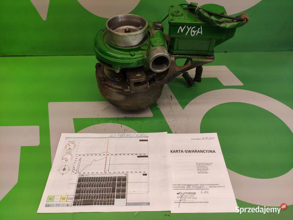 Turbosprężarka RE535680 John Deere 6930 Premium Wilkowo