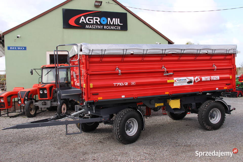 Przyczepa rolnicza przyczepy dwuosiowa METALFACH nieuszkodzony kujawsko-pomorskie