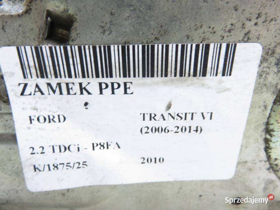 ZAMEK PRAWY PRZEDNI FORD TRANSIT VI 20062014