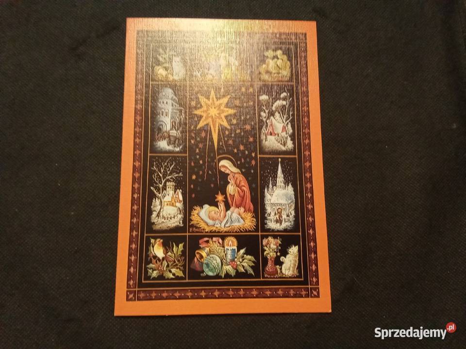Kartka świąteczna bożonarodzeniowe narodziny Dekoracje świąteczne Warszawa