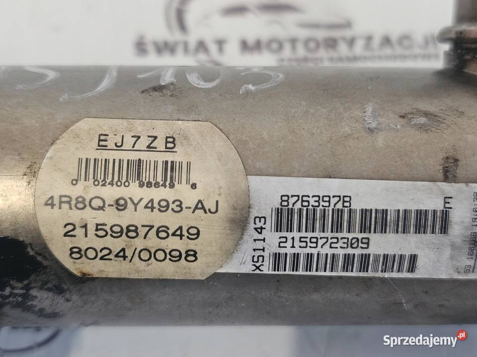 JAGUAR XF 27 TD V6 207 09r chłodniczka spalin osobowe Recyrkulacja spalin EGR