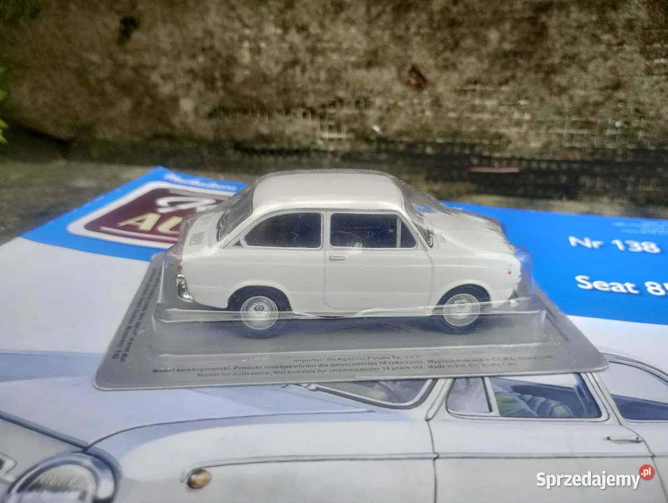 SEAT 850 fiat deagostini kultowe auta PRL model mazowieckie