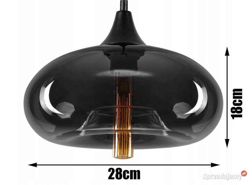 LAMPA WISZĄCA SUFITOWA ŻYRANDOL BRYLANT szklana Choroszcz