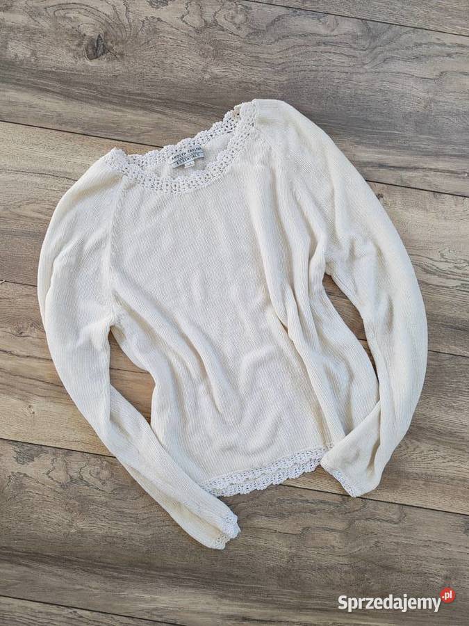 Sweter Vintage Koronka Carolyn Taylor Swetry i golfy podkarpackie Jasło sprzedam