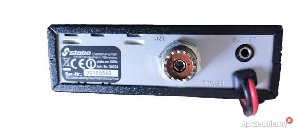CB radio Stabo XM 3001e komplet antena pudło Gliwice