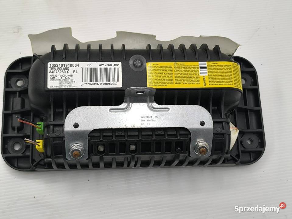 PODUSZKA AIR BAG PASAŻERA MERCEDES ECLASA W212 Poduszki powietrzne