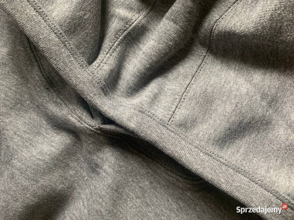 szare bluzy vintage boxy hoodie oversize gray Chwaszczyno