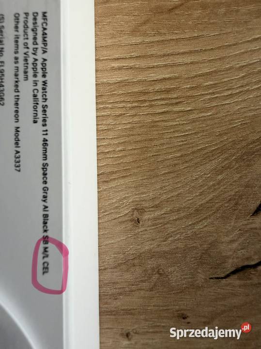 Apple Watch 11 GPS cellular koperta 46 Inowrocław sprzedam