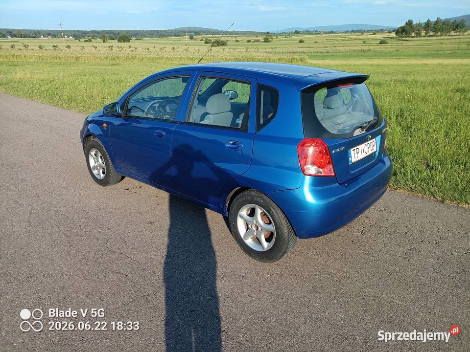 Daewoo Kalos 14 B Super stan Zarejestrowany w Polsce Jeziorko